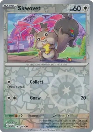 Journey Together Skwovet #131/159 reverse holo